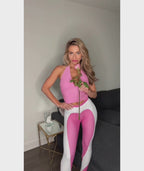 Pink Heart Shaped Leggings