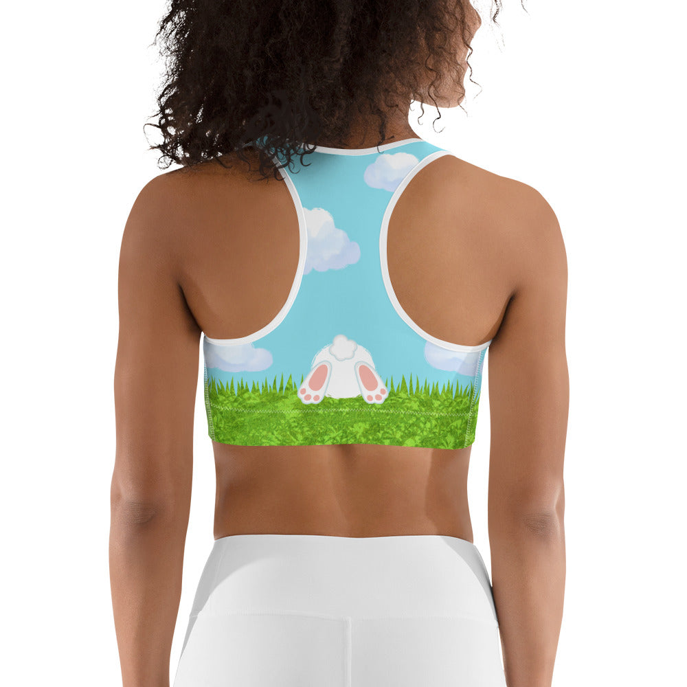 Easter Bunny Sports Bra