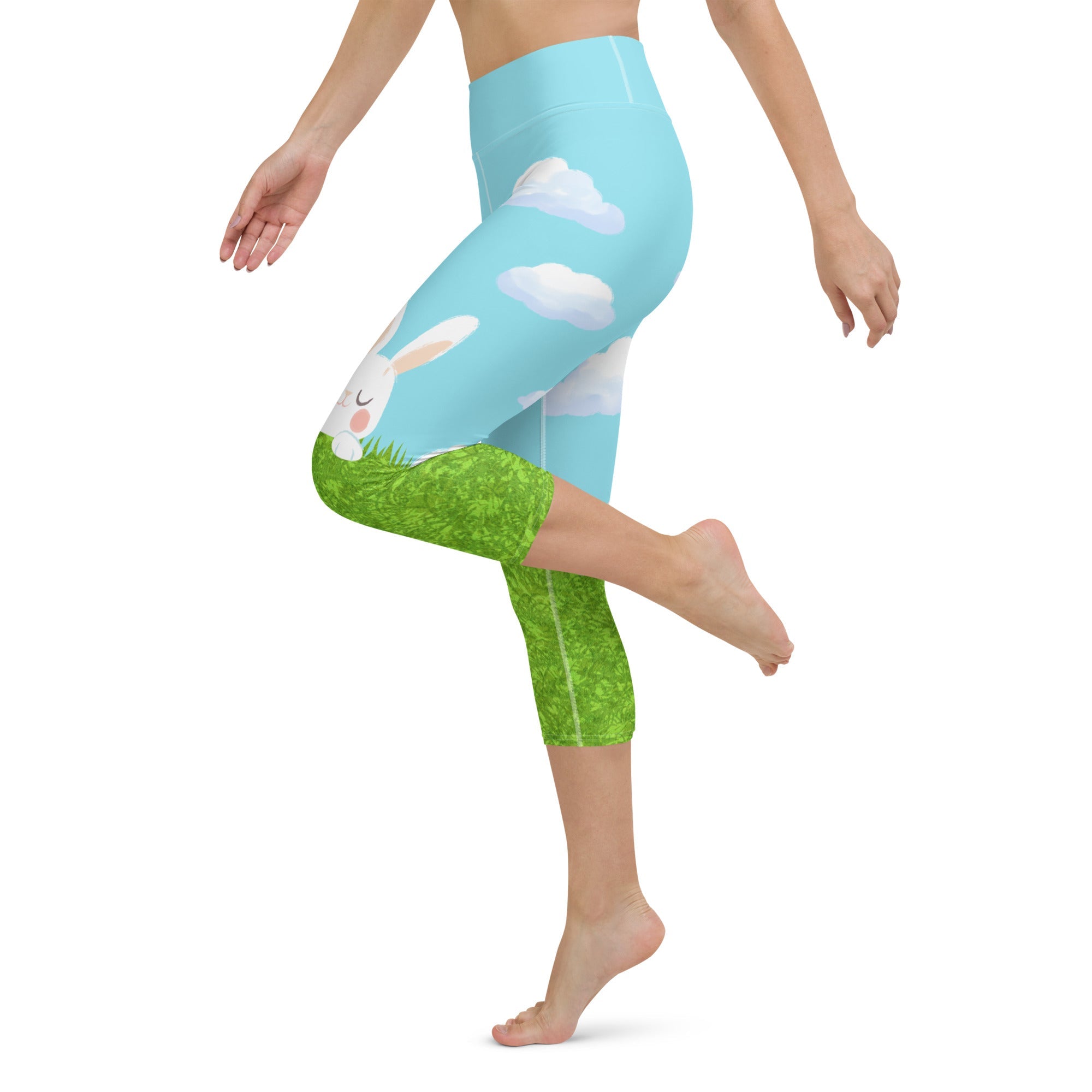 Easter Bunny Yoga Capris