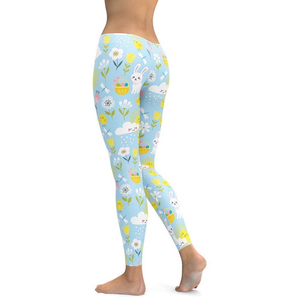 Easter Cute Pattern Leggings