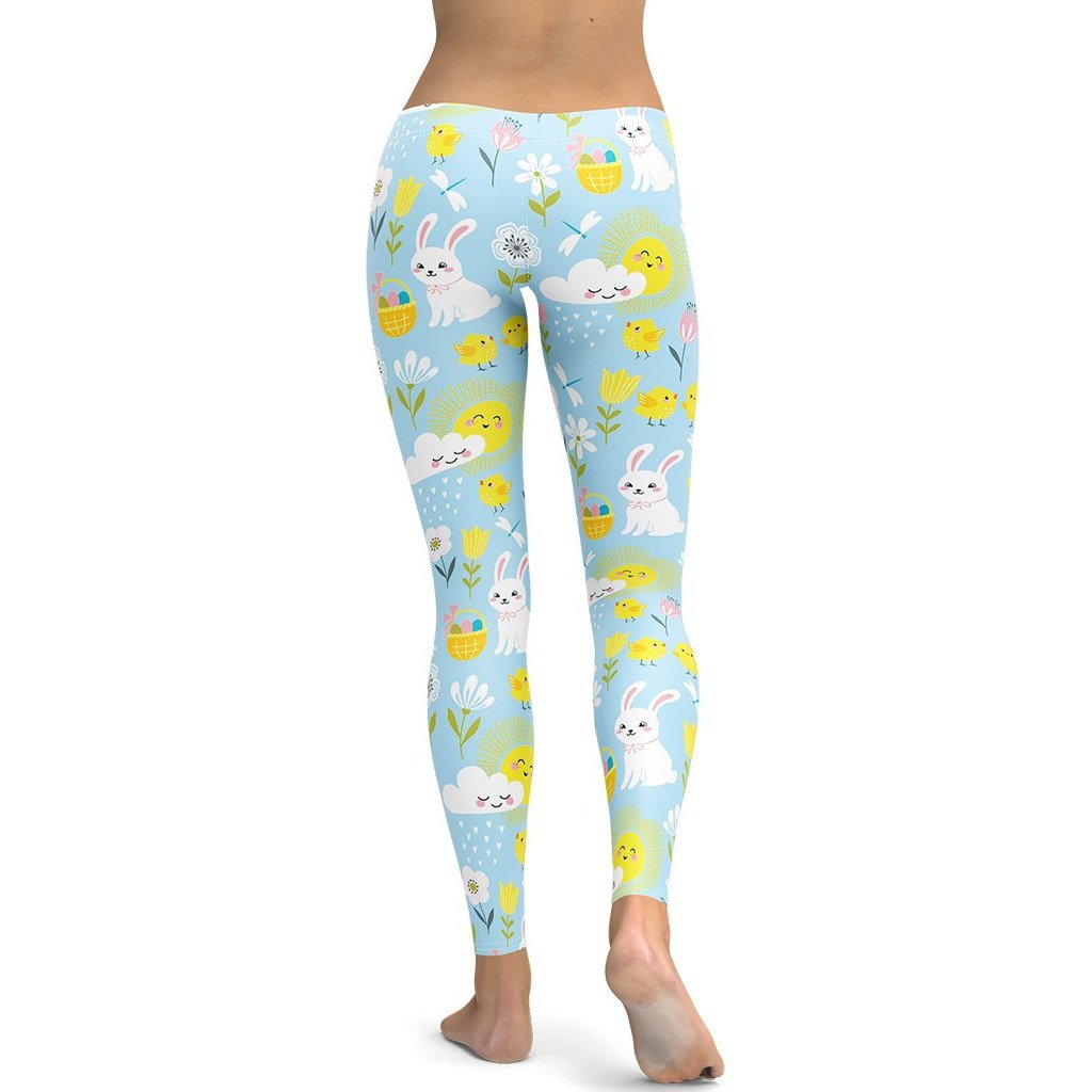 Easter Cute Pattern Leggings