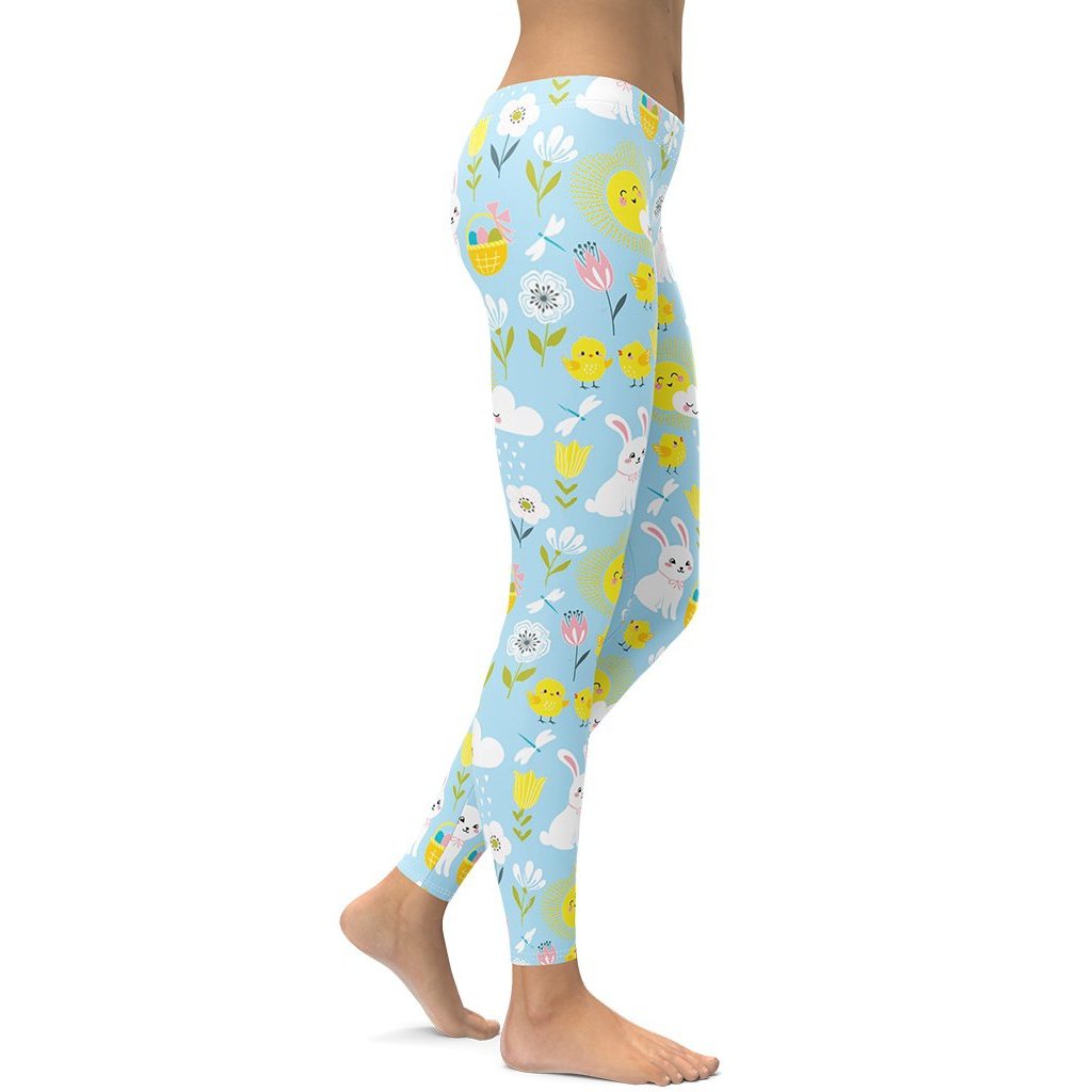 Easter Cute Pattern Leggings