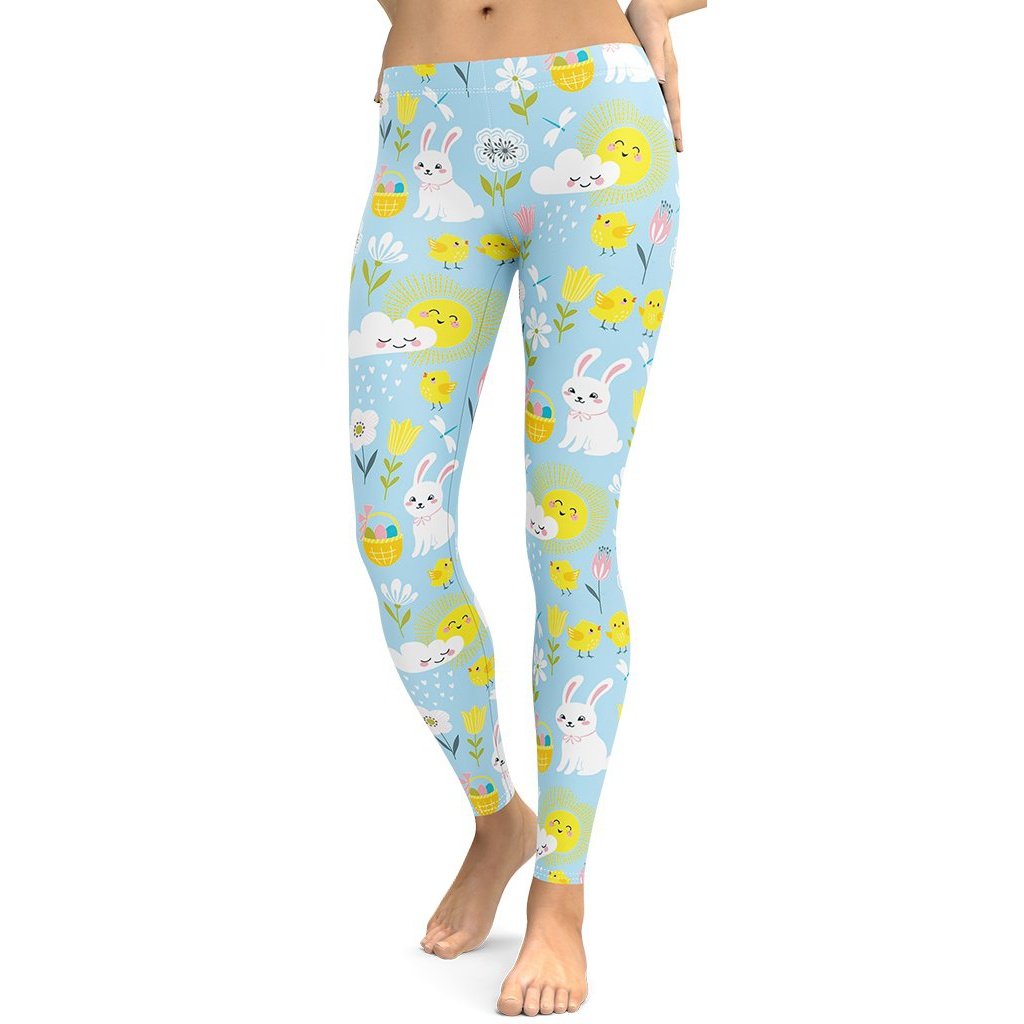 Easter Cute Pattern Leggings
