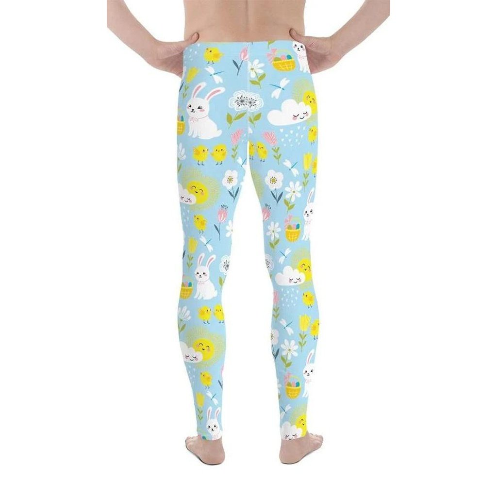 Easter Cute Pattern Men's Leggings