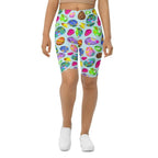 Easter Egg Pattern Biker Shorts
