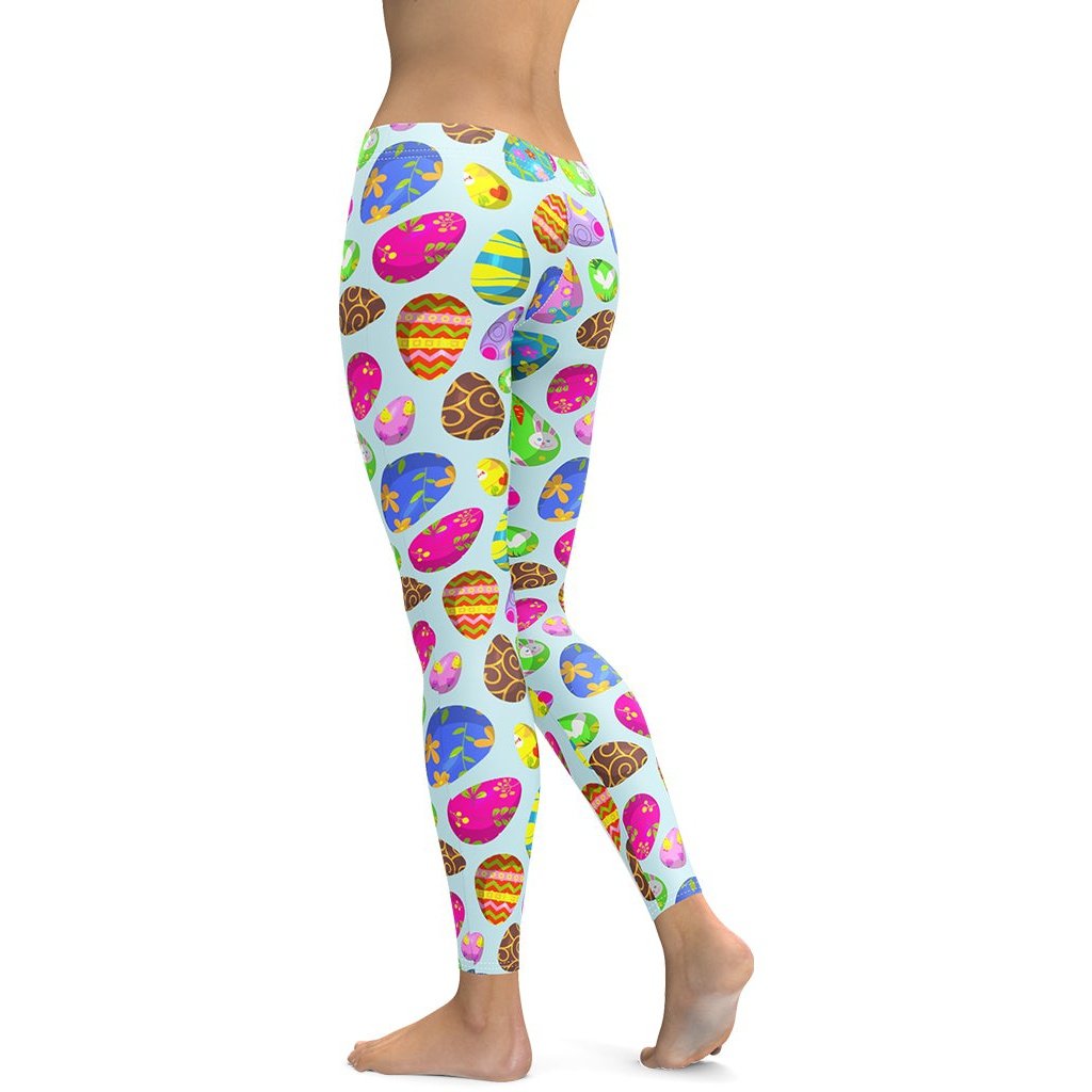 Easter Egg Pattern Leggings