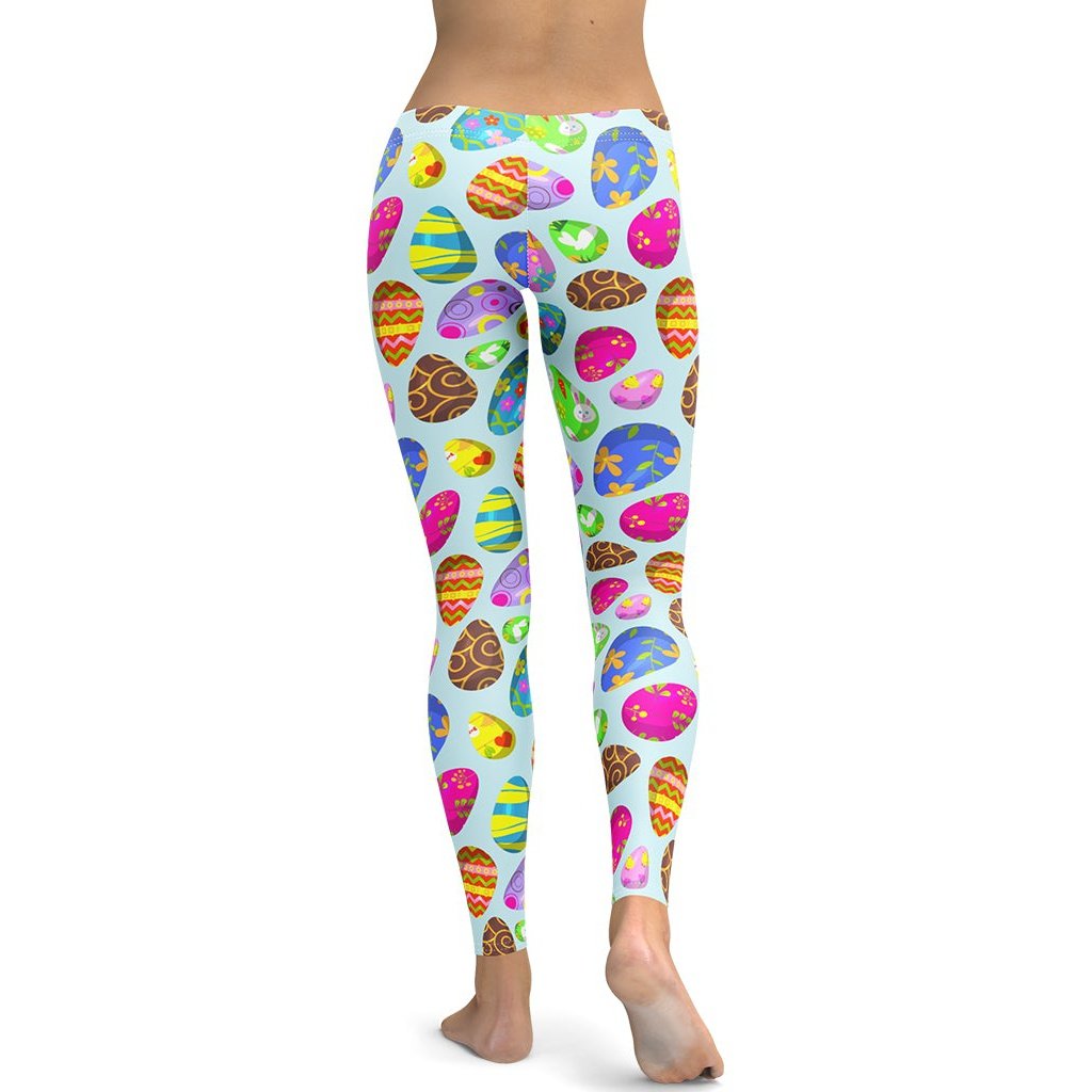 Easter Egg Pattern Leggings