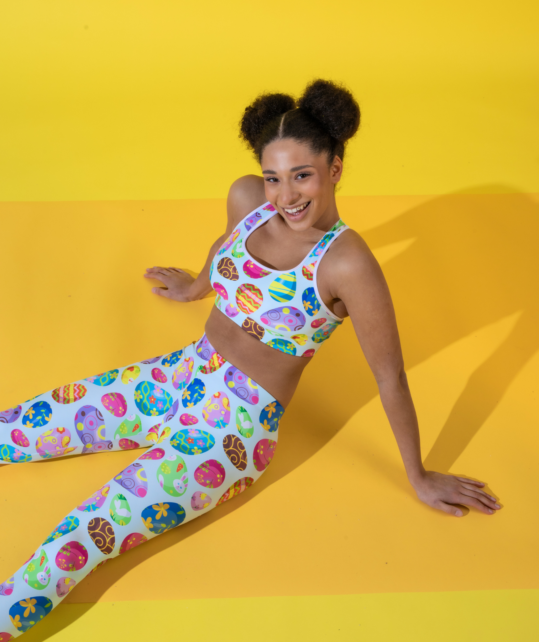 Easter Egg Pattern Leggings
