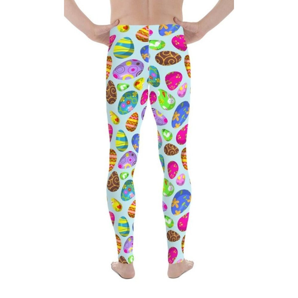 Easter Egg Pattern Men's Leggings