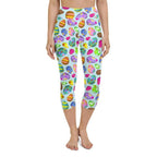 Easter Egg Pattern Yoga Capris
