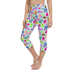 Easter Egg Pattern Yoga Capris