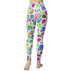 Easter Egg Pattern Yoga Leggings