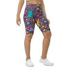 Easter Garden Biker Shorts