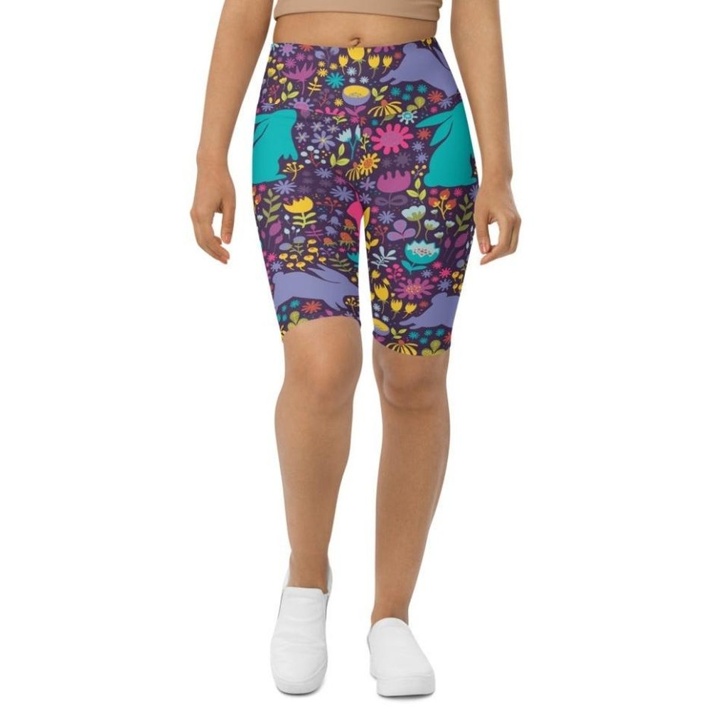 Easter Garden Biker Shorts