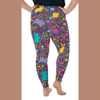 Easter Garden Plus Size Leggings