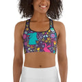 Easter Garden Sports Bra