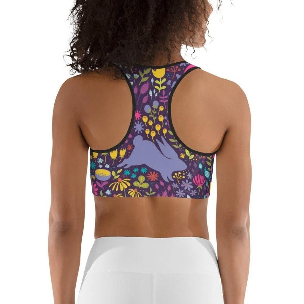 Easter Garden Sports Bra