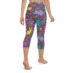 Easter Garden Yoga Capris