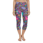 Easter Garden Yoga Capris