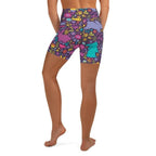Easter Garden Yoga Shorts