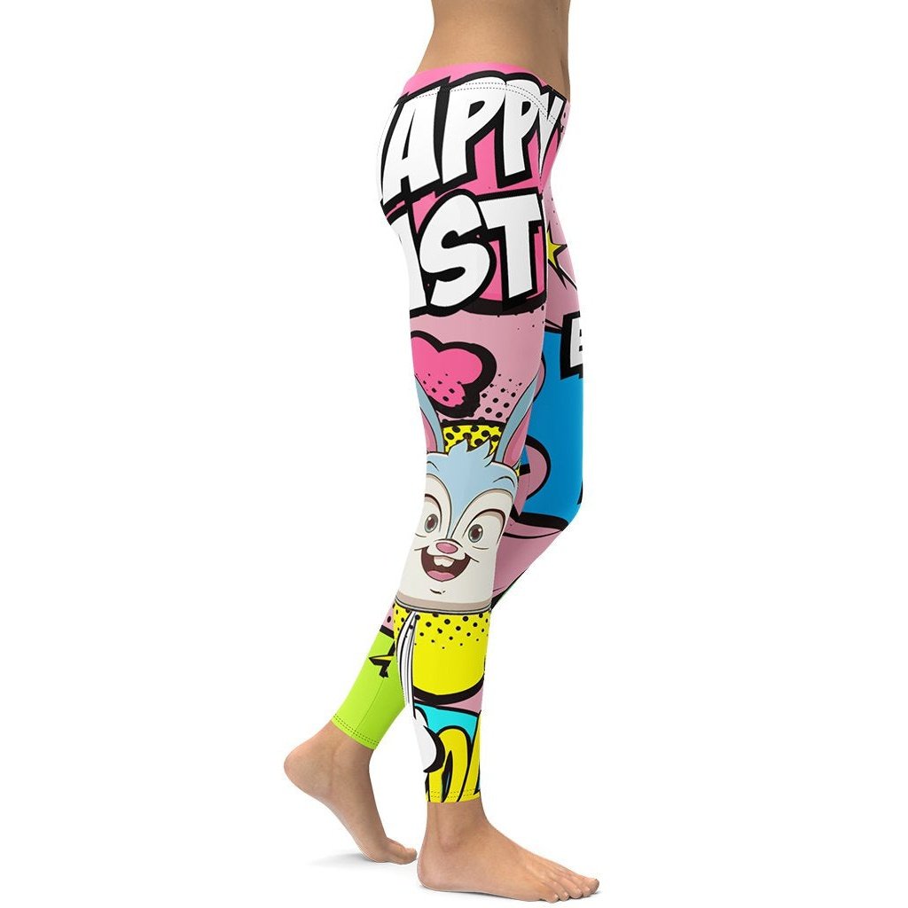 Easter Pop Art Leggings
