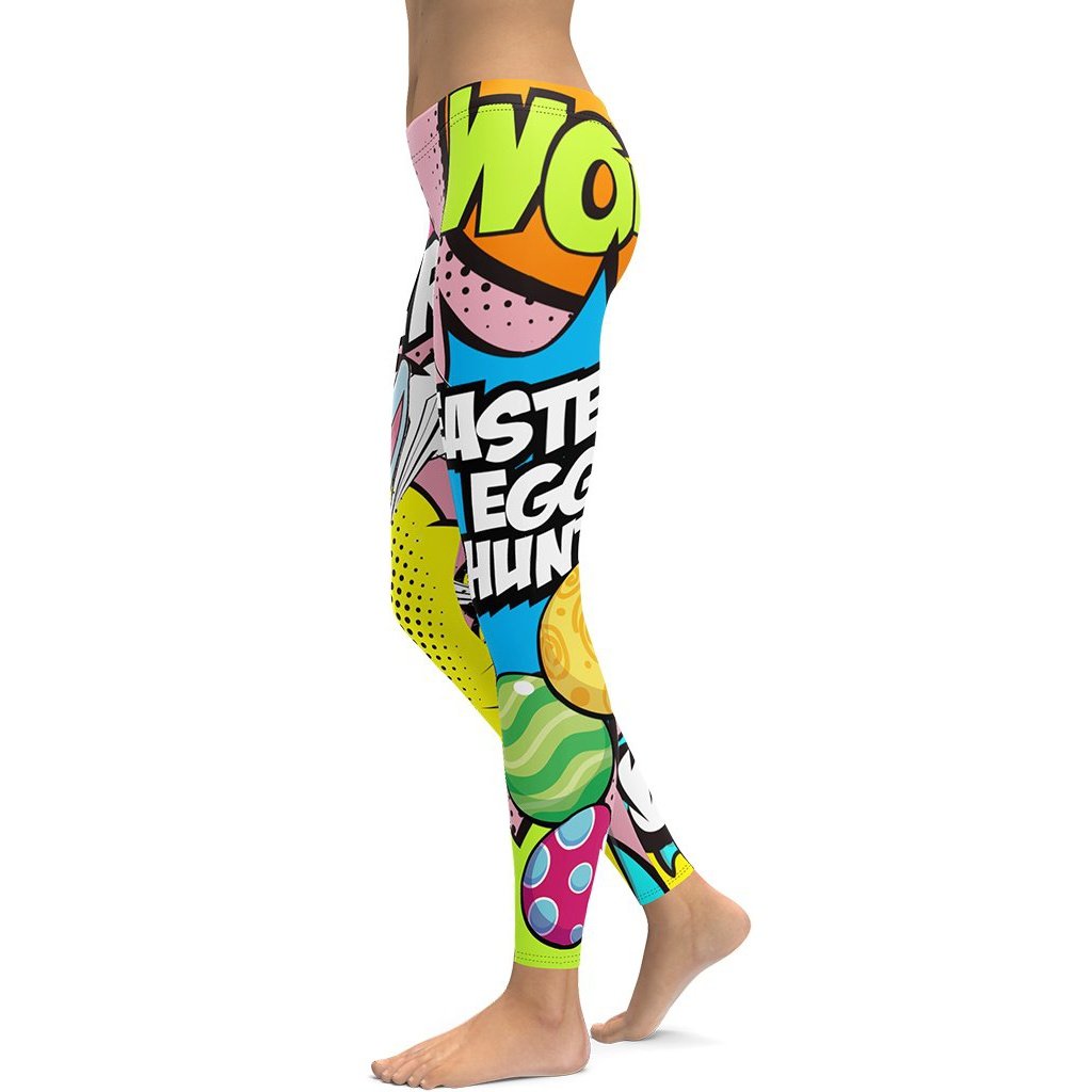Easter Egg Leggings, Bunny Leggings, Easter Leggings, Easter Yoga Pants,  Easter Costume, Easter Outfit, Printed Leggings for Women -  Canada