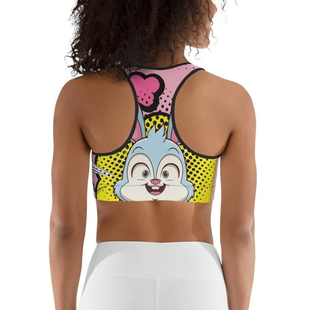 Easter Pop Art Sports Bra