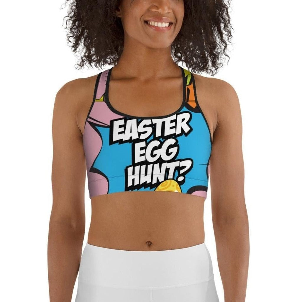 Easter Pop Art Sports Bra