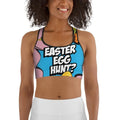 Easter Pop Art Sports Bra