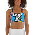 Easter Pop Art Sports Bra