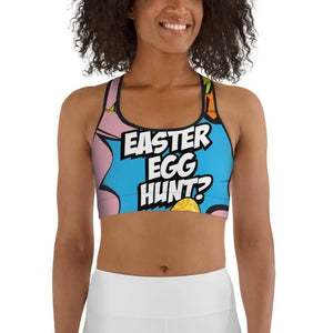 Easter Pop Art Sports Bra
