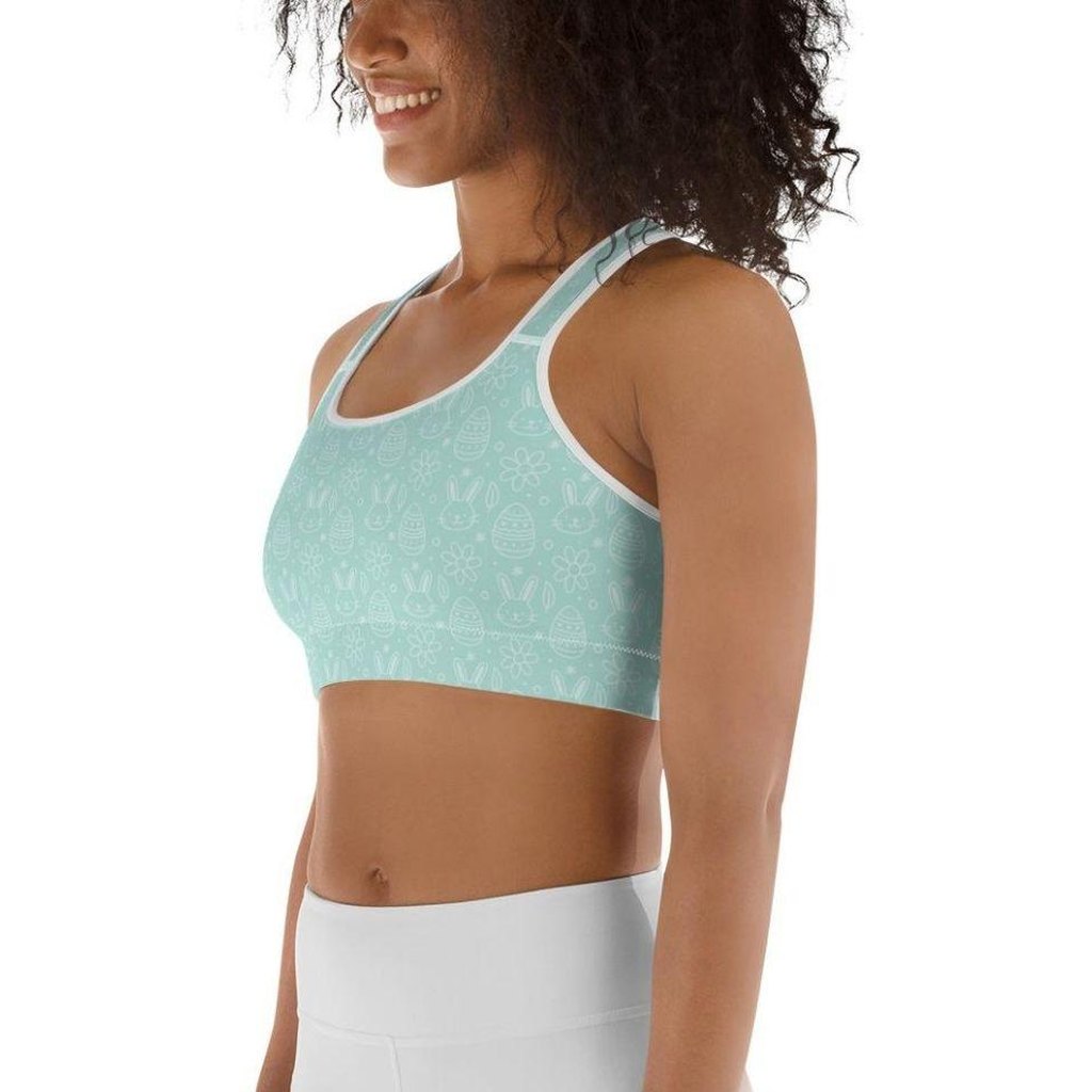 Egg But* Easter Sports Bra