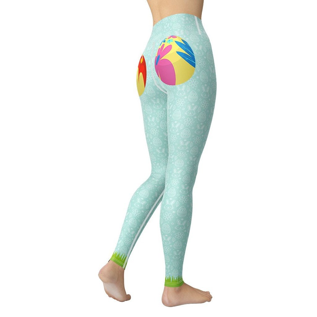 Egg But* Easter Yoga Leggings