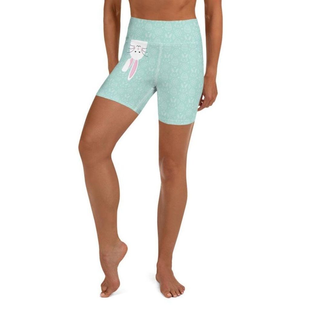 Egg But* Easter Yoga Shorts