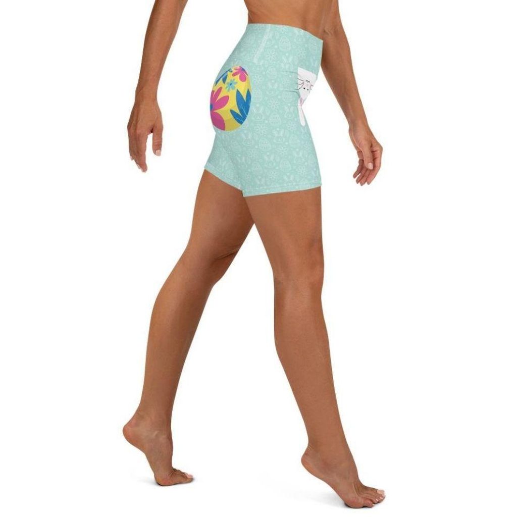 Egg But* Easter Yoga Shorts