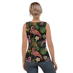 Embroidery Flamingo Tank Top