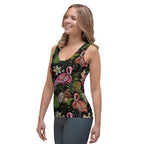 Embroidery Flamingo Tank Top