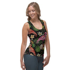 Embroidery Flamingo Tank Top