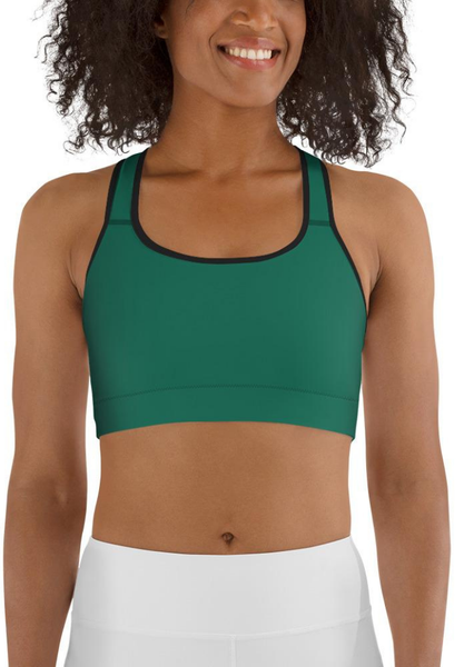 Emerald green sports bra hotsell
