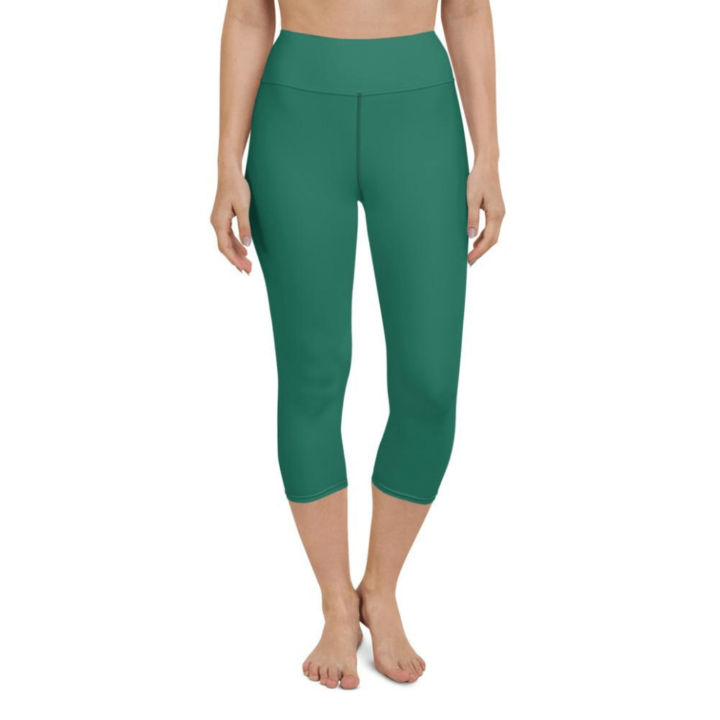 Emerald Green Yoga Capris