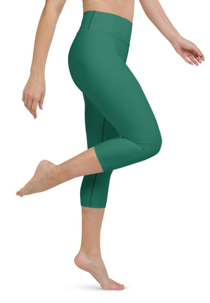 Emerald Green Yoga Capris