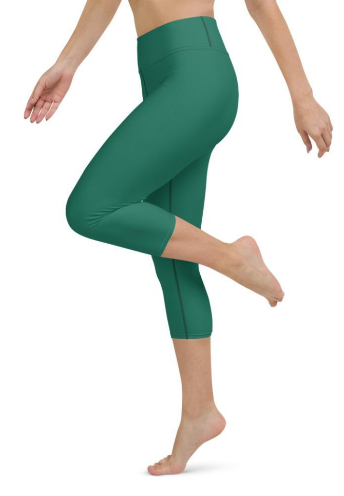 Emerald Green Yoga Capris