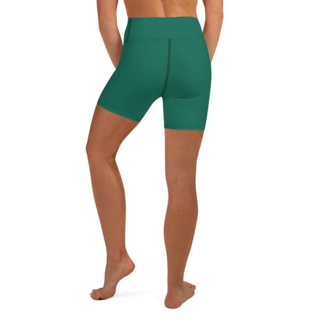Emerald Green Yoga Shorts
