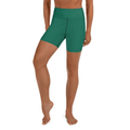 Emerald Green Yoga Shorts
