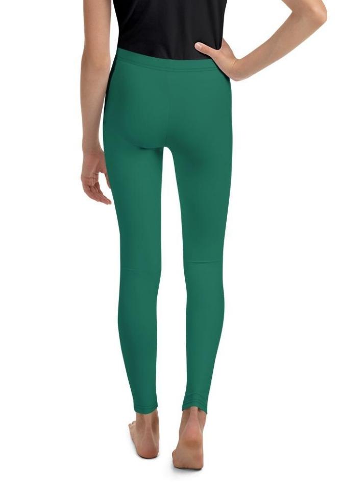 Emerald Green Youth Leggings