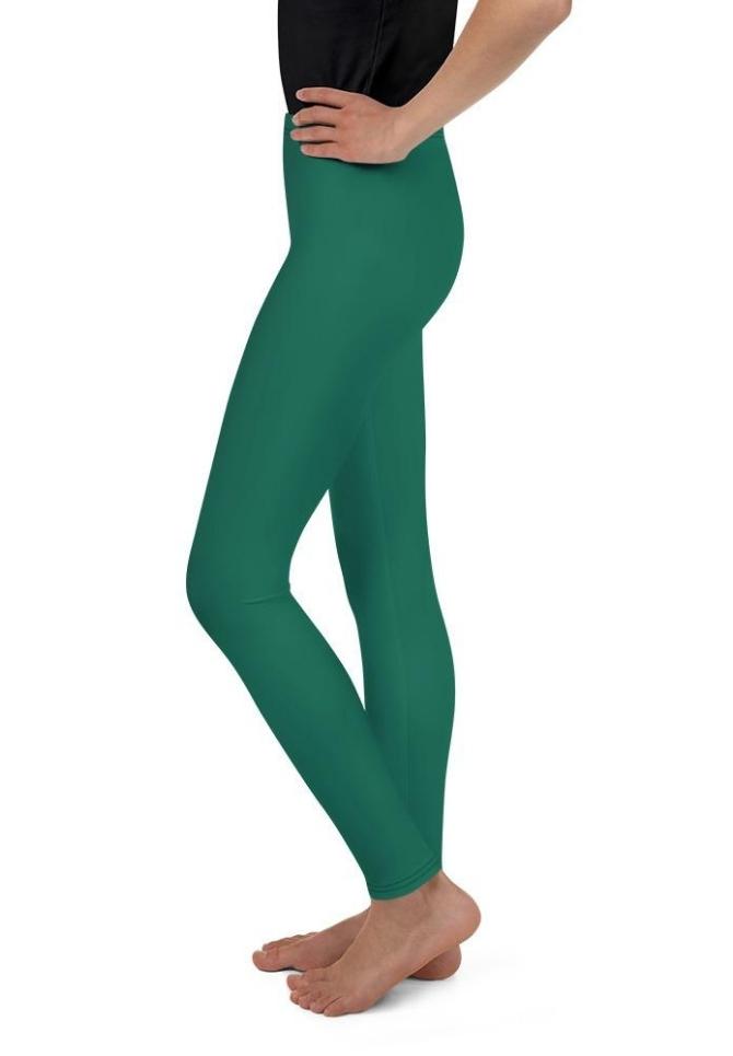 Emerald Green Youth Leggings