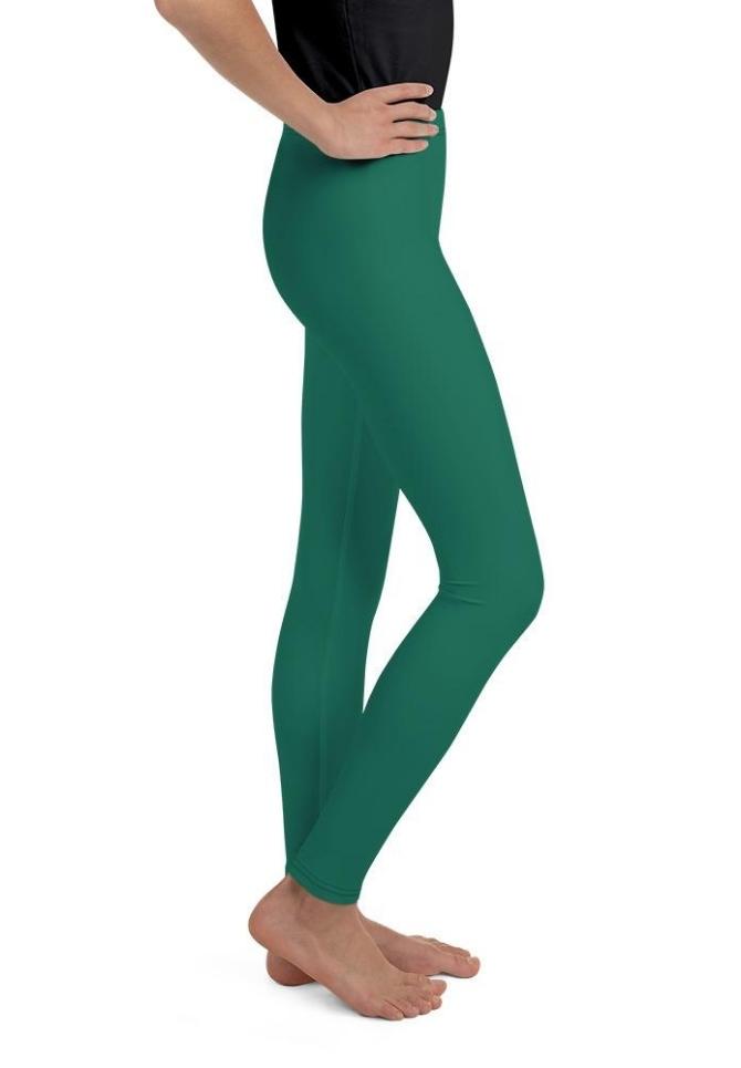 Emerald Green Youth Leggings