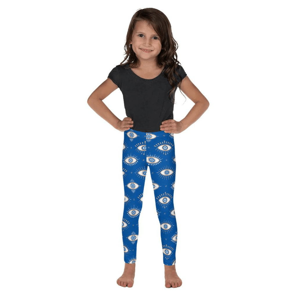 Evil Eye Pattern Kid's Leggings