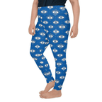 Evil Eye Pattern Plus Size Leggings