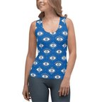 Evil Eye Pattern Tank Top